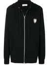 Ih Nom Uh Nit Long Embroidered Hoodie In Black
