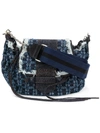 SONIA RYKIEL SONIA RYKIEL CHARLY LASER DENIM TOTE - BLUE,59278171812631752