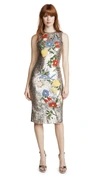 ALICE AND OLIVIA Nat Embroidered Dress