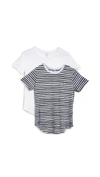 Z SUPPLY THE ULTIMATE STRIPE TEE 2 PACK