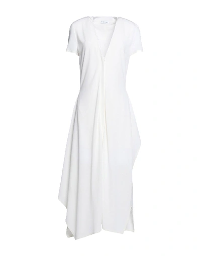 Vionnet Shirt Dress In White