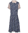 MARNI Short Sleeve Dress in Blue,210000030040