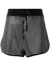 JUICY COUTURE Exclusive Swarovski镶嵌丝绒短裤,PLATFORME0112726108