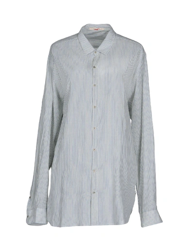 Péro Striped Shirt In Beige