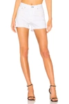 Rag & Bone Rag And Bone White Denim Justine Shorts In White