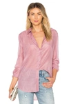 Equipment Essential Semi-sheer Shirt In Pink