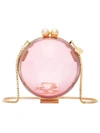 MARZOOK pink Lucid sphere plexiglass clutch,LUCIDBURGUNDY12807015