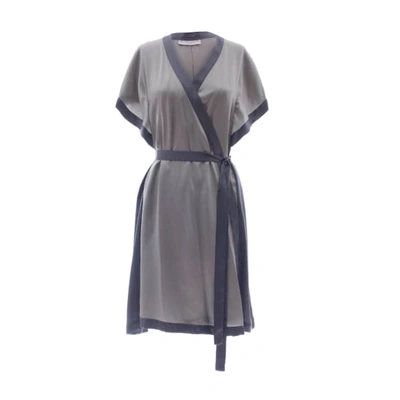 Roses Are Red Morning Quote Kimono In Silk Mint