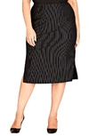 CITY CHIC CHIC CITY ON POINT PENCIL SKIRT,00136712