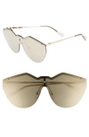 LE SPECS 140MM SHIELD SUNGLASSES - GOLD,LSP1702075