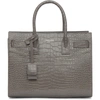 Saint Laurent Baby Sac De Jour Croc-embossed Tote Bag