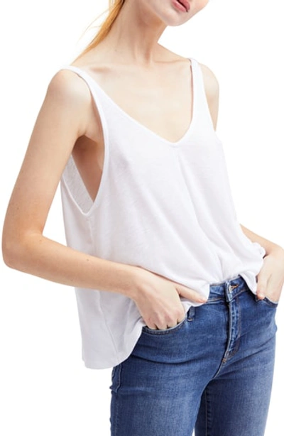 Free People Dani Swing Tank In White