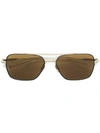 Dita Eyewear Flight Seven Aviator Sunglasses In Brown