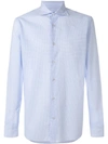 Borriello Napoli Borriello Micro Print Shirt - White In White