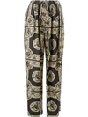 EDWARD CRUTCHLEY EDWARD CRUTCHLEY TILE PRINT TROUSERS - MULTICOLOUR,TRS024MOPI212780287