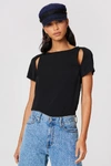 CHEAP MONDAY MOVING TOP - BLACK