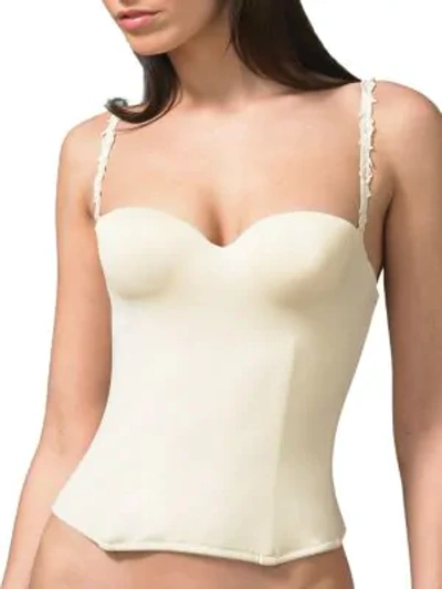 Le Mystere Bridal Bustier In White