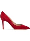 GIANVITO ROSSI GIANVITO ROSSI PUMPS MIT SPITZER KAPPE - ROT,G2458085RIC12841311