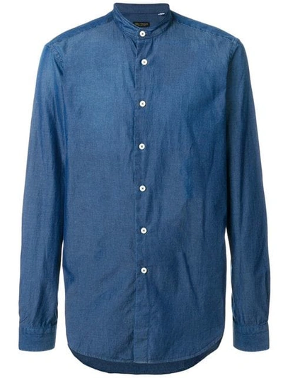 Dell'oglio Relaxed-fit Buttoned Denim Shirt In Blue