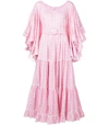 GÜL HÜRGEL Pink Oversized Belted Dress,2018768942863547222