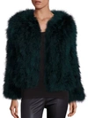 PELLO BELLO Fluffy Feather Jacket