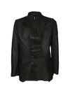 DACUTE OPEN FRONT LEATHER JACKET,10566796