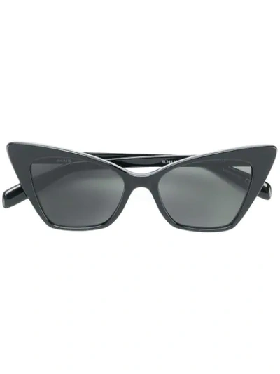 Saint Laurent Sl 244 Victoire Acetate Sunglasses In Black