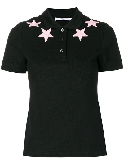 Givenchy Short Sleeve Polo In Black