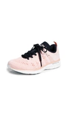 Apl Athletic Propulsion Labs Athletic Propulsion Labs Women's Techloom Pro Knit Lace Up Sneakers In Blush/black/white