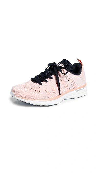 Apl Athletic Propulsion Labs Techloom Pro 网眼运动鞋 In Blush
