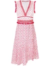 ALTUZARRA printed v-neck dress,218310756