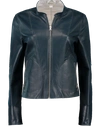 LAMARQUE CHAPIN LEATHER REVERSE BOMBER JACKET