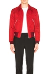 GIVENCHY GIVENCHY GABARDINE JACKET IN RED