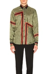 GIVENCHY GIVENCHY 4G PRINTED SHIRT IN ABSTRACT,GREEN,RED