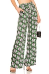 MILLY HEXAGON FLORAL PRINT PANT