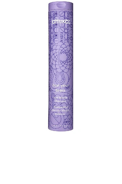 Amika Bust Your Brass Blonde Purple Shampoo 8 oz/ 236 ml In N,a