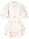 AJE embroidered ruffled dress,AJ18270FW12837622