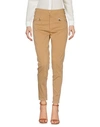 DONDUP DONDUP WOMAN PANTS SAND SIZE 10 COTTON, ELASTANE,36967348BT 5