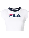 FILA FILA CROPPED LOGO T-SHIRT - WHITE,68432012854436