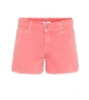7 FOR ALL MANKIND MID-RISE DENIM SHORTS,P00312419