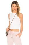 MICHAEL STARS RIB CROP TANK,MICH-WS3730