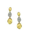 MARCO BICEGO SIVIGLIA DIAMOND TRIPLE-DROP EARRINGS,PROD178760061