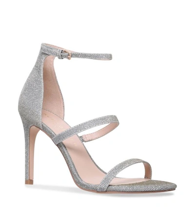 Kurt Geiger Metallic Park Lane Sandals 75 In Silver (silver)