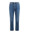 AGOLDE AGOLDE RILEY STRAIGHT CROPPED JEANS,15035898