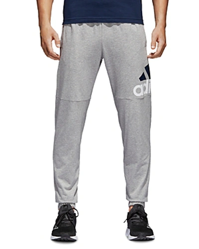 Adidas Originals Men's Adidas Essentials Performance Logo Trousers In Grey