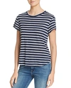 FRAME CLASSIC STRIPED LINEN TEE,LWTS0528