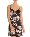 MIDNIGHT BAKERY FLORAL CHEMISE,RUM110