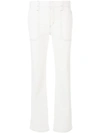 CHLOÉ EXPOSED STITCH TROUSERS,CHC18UDP0115212847331