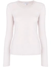 James Perse Crew Tee - Neutrals In Neutrals