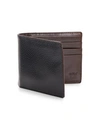 WILL LEATHER GOODS Pebbled Leather Billfold Wallet,0400090345463